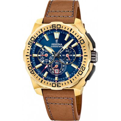 Zegarek Męski Festina F20728-1 brązowy Zegarek Męski Festina F20728-1 brązowy