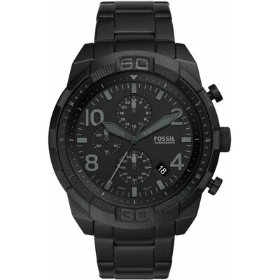 Zegarek Męski Fossil Fs5712 Czarny Fashion Zegarek Męski Fossil Fs5712 Czarny Fashion