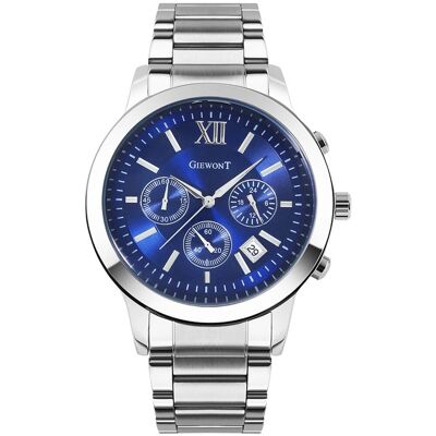 Hanipol Zegarek Męski Giewont Apex Chrono GW6480-2 Chronograf Silver/Blue Hanipol Zegarek Męski Giewont Apex Chrono GW6480-2 Chronograf Silver/Blue