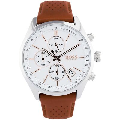 Zegarek Męski Hugo Boss 1513475 Grand Prix Chronograph (Zh003D) Zegarek Męski Hugo Boss 1513475 Grand Prix Chronograph (Zh003D)