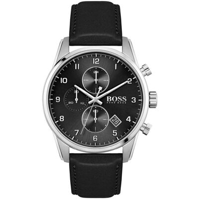 Zegarek Męski Hugo Boss SKYMASTER 1513782 Srebrna koperta Zegarek Męski Hugo Boss SKYMASTER 1513782 Srebrna koperta