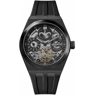 Zegarek Męski Ingersoll I12908 Czarny Klasyczny Skeleton Zegarek Męski Ingersoll I12908 Czarny Klasyczny Skeleton
