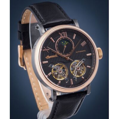 Zegarek męski Ingersoll The Hollywood Twin Balance Automatic Zegarek męski Ingersoll The Hollywood Twin Balance Automatic