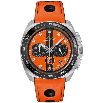 Zegarek Męski Junghans 41/4557.00 pomarańczowy Zegarek Męski Junghans 41/4557.00 pomarańczowy