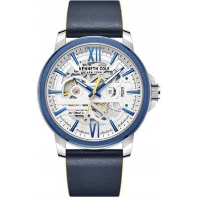 Zegarek Męski Kenneth Cole Kcwge2217102 Granatowy Klasyczny Skeleton Zegarek Męski Kenneth Cole Kcwge2217102 Granatowy Klasyczny Skeleton
