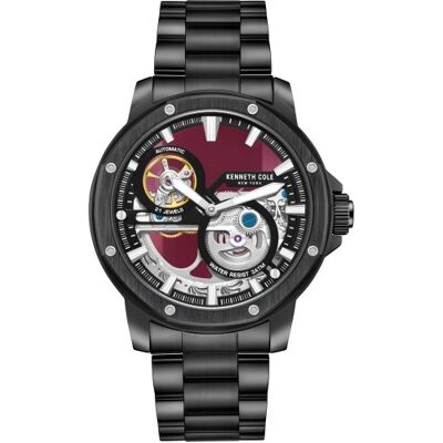 Zegarek męski KENNETH COLE KCWGL0033703 czerwony klasyczny skeleton Zegarek męski KENNETH COLE KCWGL0033703 czerwony klasyczny skeleton