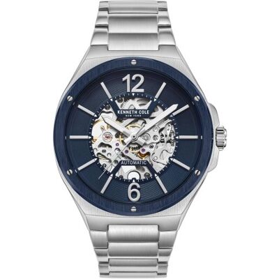 Zegarek Męski Kenneth Cole Kcwgl2220703 Granatowy Klasyczny Skeleton Zegarek Męski Kenneth Cole Kcwgl2220703 Granatowy Klasyczny Skeleton