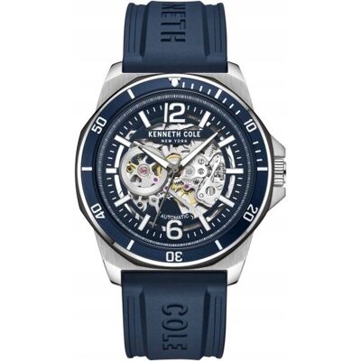 Zegarek Męski Kenneth Cole Kcwgr0013502 Granatowy Sportowy Skeleton Zegarek Męski Kenneth Cole Kcwgr0013502 Granatowy Sportowy Skeleton