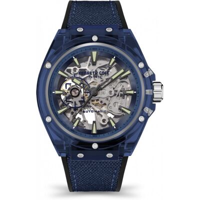 Zegarek Męski Kenneth Cole Kcwgr2136402 Granatowy Sportowy Skeleton Zegarek Męski Kenneth Cole Kcwgr2136402 Granatowy Sportowy Skeleton