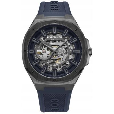 Zegarek Męski Kenneth Cole Kcwgr2217302 Granatowy Sportowy Skeleton Zegarek Męski Kenneth Cole Kcwgr2217302 Granatowy Sportowy Skeleton