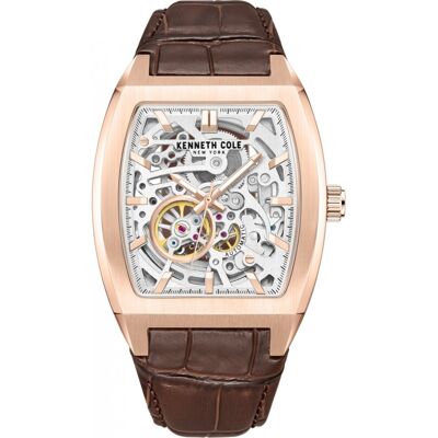 Zegarek Męski Kenneth Cole Kcwgx0063802 Brązowy Klasyczny Skeleton Zegarek Męski Kenneth Cole Kcwgx0063802 Brązowy Klasyczny Skeleton