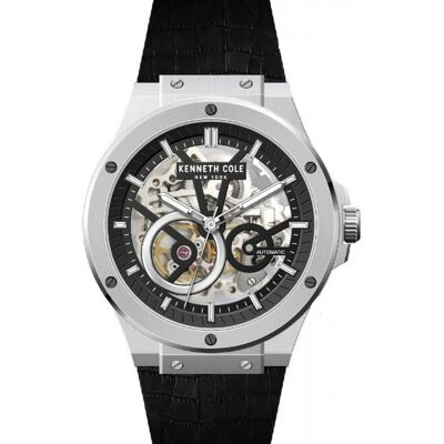 Zegarek Męski Kenneth Cole Kcwgx0063904 Czarny Klasyczny Skeleton Zegarek Męski Kenneth Cole Kcwgx0063904 Czarny Klasyczny Skeleton