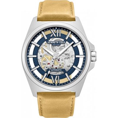 Zegarek Męski Kenneth Cole Kcwgx0065102 Granatowy Klasyczny Skeleton Zegarek Męski Kenneth Cole Kcwgx0065102 Granatowy Klasyczny Skeleton