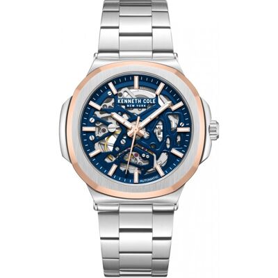Zegarek Męski Kenneth Cole Kcwgy0046201 Granatowy Klasyczny Skeleton Zegarek Męski Kenneth Cole Kcwgy0046201 Granatowy Klasyczny Skeleton