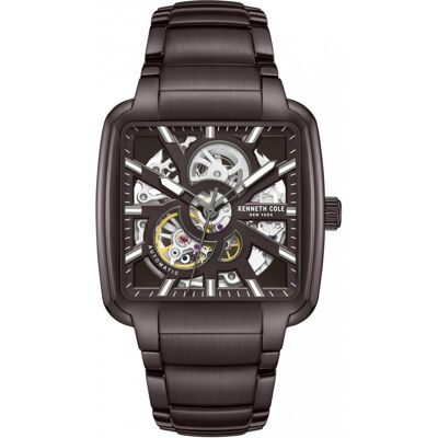 Zegarek Męski Kenneth Cole Kcwgy0046501 Brązowy Klasyczny Skeleton Zegarek Męski Kenneth Cole Kcwgy0046501 Brązowy Klasyczny Skeleton