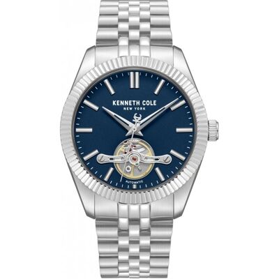 Zegarek Męski Kenneth Cole Kcwgy0064801 Granatowy Klasyczny Open Heart Zegarek Męski Kenneth Cole Kcwgy0064801 Granatowy Klasyczny Open Heart