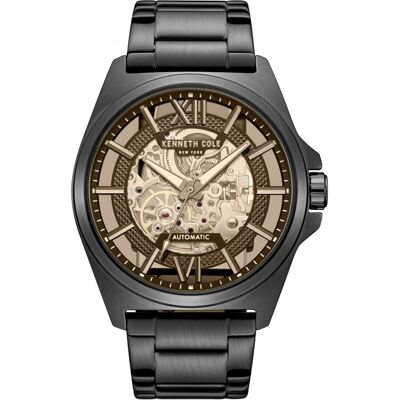 Zegarek Męski Kenneth Cole Kcwgy0065104 Czarny Klasyczny Skeleton Zegarek Męski Kenneth Cole Kcwgy0065104 Czarny Klasyczny Skeleton