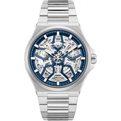 Zegarek Męski Kenneth Cole Kcwgy0065301 Granatowy Klasyczny Skeleton Zegarek Męski Kenneth Cole Kcwgy0065301 Granatowy Klasyczny Skeleton