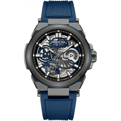 Zegarek Męski Kenneth Cole Kcwgz0065601 Granatowy Sportowy Skeleton Zegarek Męski Kenneth Cole Kcwgz0065601 Granatowy Sportowy Skeleton