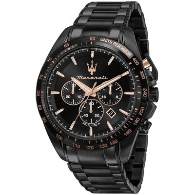 Zegarek Męski Maserati Traguardo Chronograf, Stal Nierdzewna, Czarny Umar8873612048 Zegarek Męski Maserati Traguardo Chronograf, Stal Nierdzewna, Czarny Umar8873612048