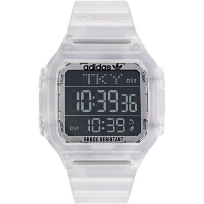 Zegarek męski na pasku ADIDAS cyfrowy wodoodporny WR50 sportowy Zegarek męski na pasku ADIDAS cyfrowy wodoodporny WR50 sportowy