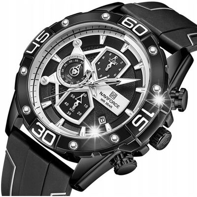 inna (Inny) ZEGAREK MĘSKI NAVIFORCE NF8018T - CHRONOGRAF + BOX + GRAWER inna (Inny) ZEGAREK MĘSKI NAVIFORCE NF8018T - CHRONOGRAF + BOX + GRAWER