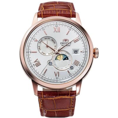 Zegarek Męski Orient RA-AK0801S10B brązowy Zegarek Męski Orient RA-AK0801S10B brązowy