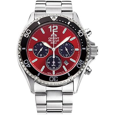 Zegarek Męski Orient RA-TX0207R10B srebrny Zegarek Męski Orient RA-TX0207R10B srebrny