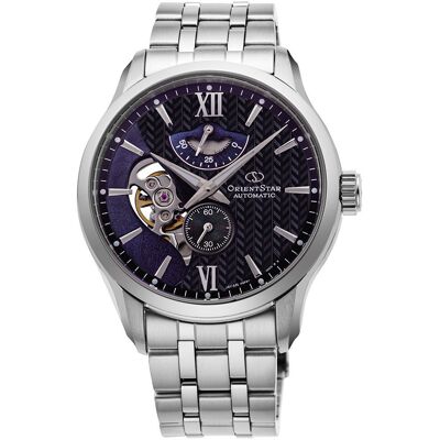Zegarek Męski Orient Star Re-Av0b03b00b Srebrny Zegarek Męski Orient Star Re-Av0b03b00b Srebrny