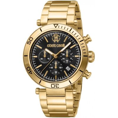 Zegarek Męski Roberto Cavalli Rc5g128m0065 Złoty Fashion Na Prezent Zegarek Męski Roberto Cavalli Rc5g128m0065 Złoty Fashion Na Prezent
