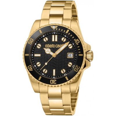Zegarek Męski Roberto Cavalli Rc5g129m0075 Złoty Fashion Na Prezent Zegarek Męski Roberto Cavalli Rc5g129m0075 Złoty Fashion Na Prezent