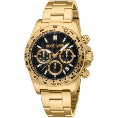 Zegarek Męski Roberto Cavalli Rc5g135m0085 Złoty Fashion Na Prezent Zegarek Męski Roberto Cavalli Rc5g135m0085 Złoty Fashion Na Prezent