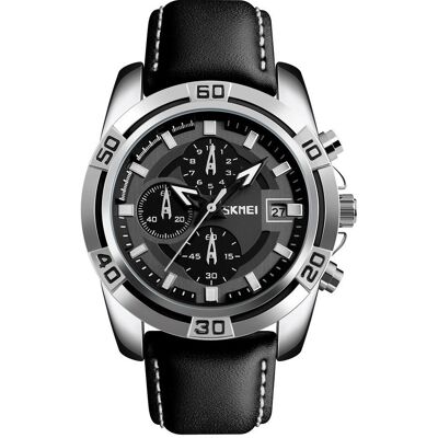 Zegarek Męski Skmei 9156SIBK + BOX Zegarek Męski Skmei 9156SIBK + BOX
