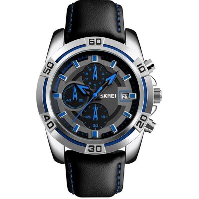 Zegarek Męski Skmei 9156SIBU + BOX Zegarek Męski Skmei 9156SIBU + BOX