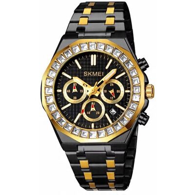 Zegarek Męski / Skmei / Bransoleta / Chronograf / Skm.123801E.Mn Zegarek Męski / Skmei / Bransoleta / Chronograf / Skm.123801E.Mn
