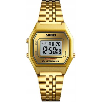 Zegarek męski SKMEI bransoleta stoper alarm retro Zegarek męski SKMEI bransoleta stoper alarm retro