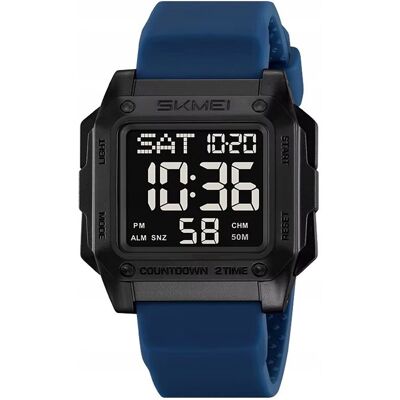 Zegarek męski / SKMEI / skm.124541a.mn / elektroniczny / stoper timer data Zegarek męski / SKMEI / skm.124541a.mn / elektroniczny / stoper timer data