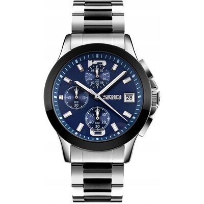 Zegarek męski SKMEI N355c bransoleta chronograf Zegarek męski SKMEI N355c bransoleta chronograf