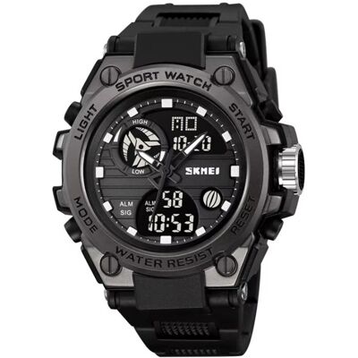 Naviforce Zegarek męski / SKMEI / pasek / elektroniczny / stoper alarm 12/ WR50M Naviforce Zegarek męski / SKMEI / pasek / elektroniczny / stoper alarm 12/ WR50M