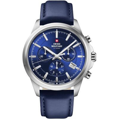 Inny producent Zegarek Męski Swiss Military by Chrono SM34107.12 niebieski Inny producent Zegarek Męski Swiss Military by Chrono SM34107.12 niebieski