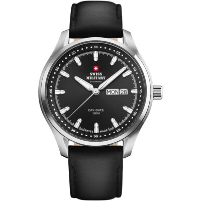 SWISS MILITARY CHRONO Zegarek Męski Swiss Military by Chrono SM34116.04 czarny SWISS MILITARY CHRONO Zegarek Męski Swiss Military by Chrono SM34116.04 czarny