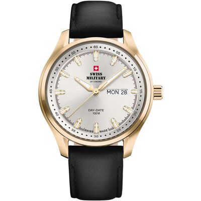 SWISS MILITARY CHRONO Zegarek Męski Swiss Military by Chrono SM34116.06 czarny SWISS MILITARY CHRONO Zegarek Męski Swiss Military by Chrono SM34116.06 czarny