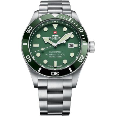 Inny producent Zegarek Męski Swiss Military by Chrono SMA34075.03 srebrny Inny producent Zegarek Męski Swiss Military by Chrono SMA34075.03 srebrny
