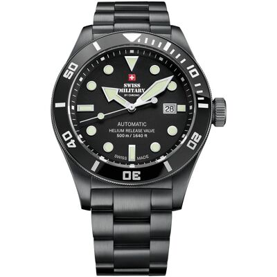 Inny producent Zegarek Męski Swiss Military by Chrono SMA34075.04 czarny Inny producent Zegarek Męski Swiss Military by Chrono SMA34075.04 czarny