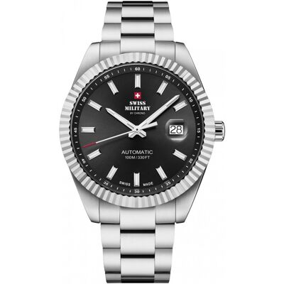 Inny producent Zegarek Męski Swiss Military by Chrono SMA34110.01 srebrny Inny producent Zegarek Męski Swiss Military by Chrono SMA34110.01 srebrny