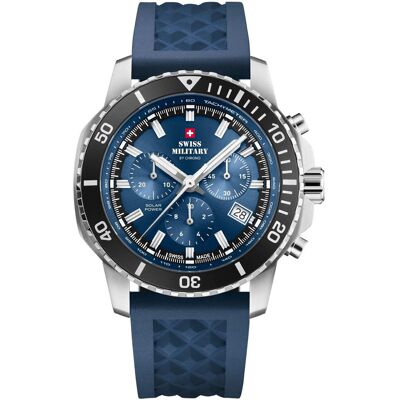 Inny producent Zegarek Męski Swiss Military by Chrono SMS34113.03 niebieski Inny producent Zegarek Męski Swiss Military by Chrono SMS34113.03 niebieski