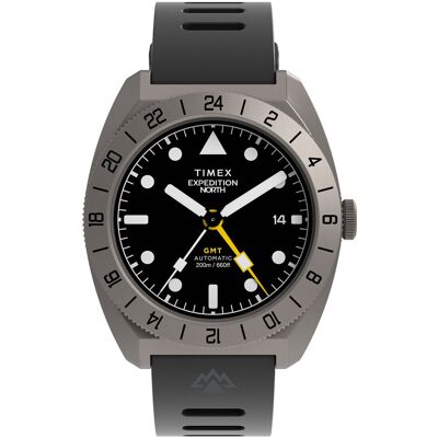Zegarek męski TIMEX Expedition GMT Titanium Automatic szafirowe szkło wodoodporny WR200 Zegarek męski TIMEX Expedition GMT Titanium Automatic szafirowe szkło wodoodporny WR200