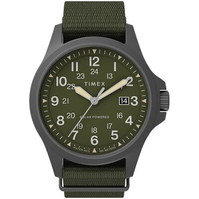 Zegarek Męski Timex TW2V03700 zielony Zegarek Męski Timex TW2V03700 zielony