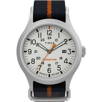 Zegarek Męski Timex TW2V22800 niebieski Zegarek Męski Timex TW2V22800 niebieski