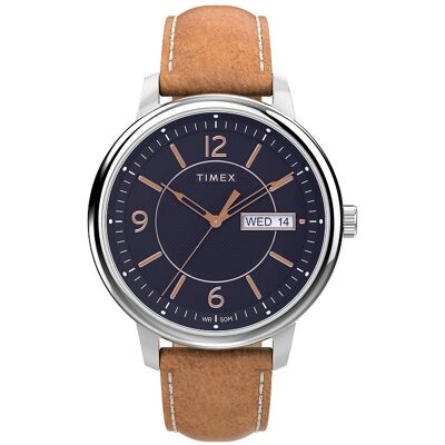 Zegarek Męski TIMEX TW2V29000 Pasek Datownik Timex Zegarek Męski TIMEX TW2V29000 Pasek Datownik Timex